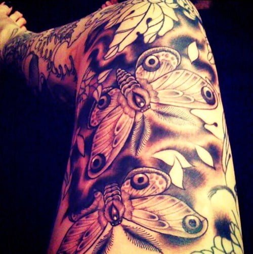moth tattoo