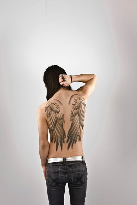 tattoo alas de angel