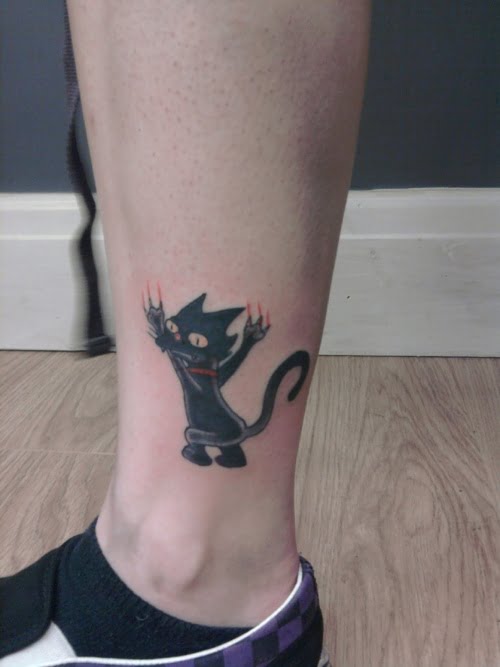 Tattoo Simpsons Cat