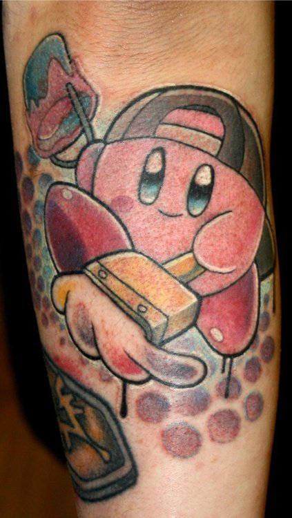 Tatuaje divertido Kirby
