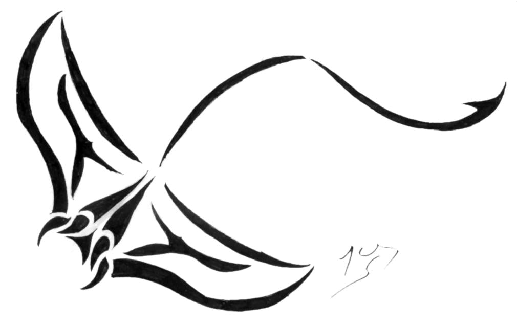 Diseño tatuaje Mantaraya