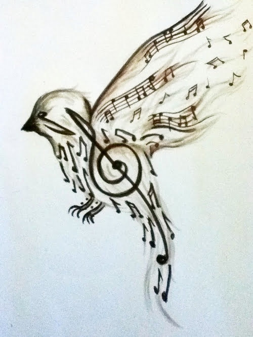 Bird tattoo design