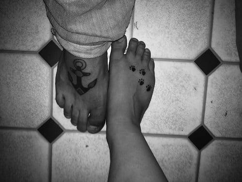 Tatuajes en los pies