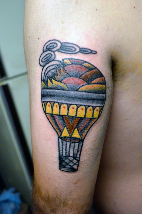 balloon tattoo