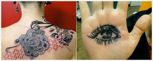 Fotos de dos tatuajes por Xoil