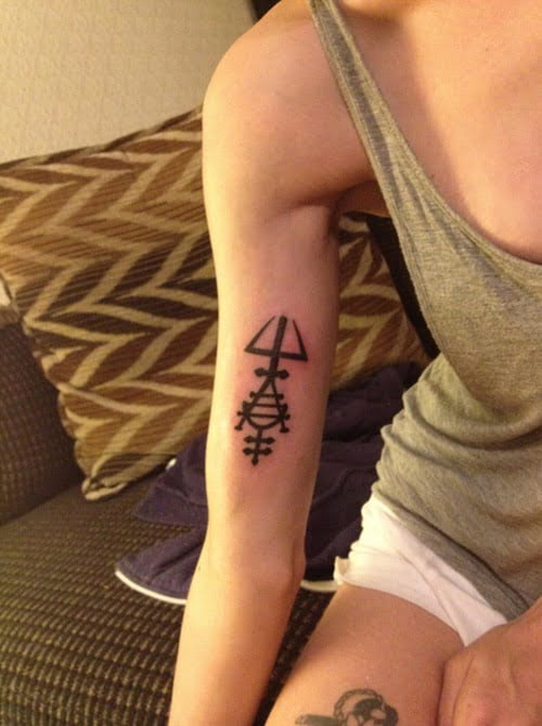 arm tattoo for girl