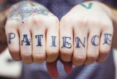 Tatuajes paciencia