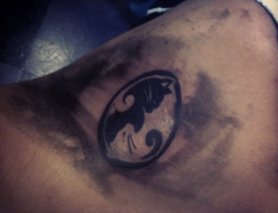 Tattoo Ying Yang Cat