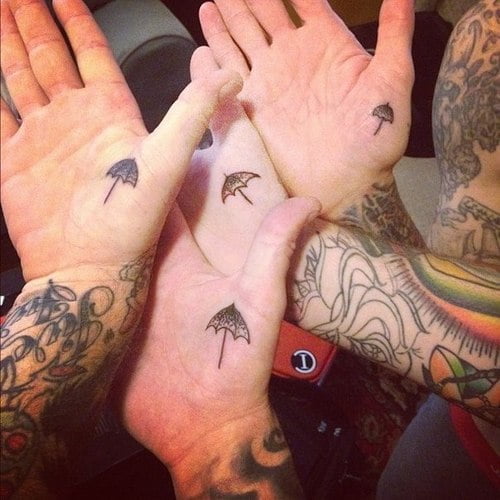 Umbrellas tattoos
