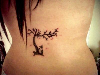Tatuaje de cerezo japonés