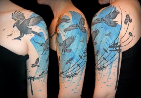 Crow tattoos