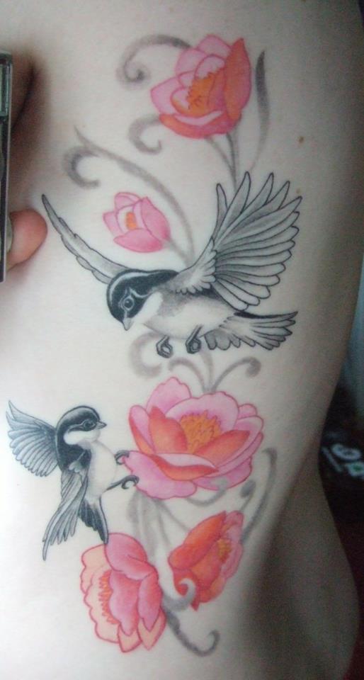 Birds tattoo for women