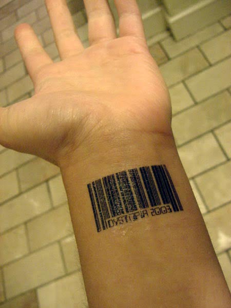 Tattoo codigo de barras