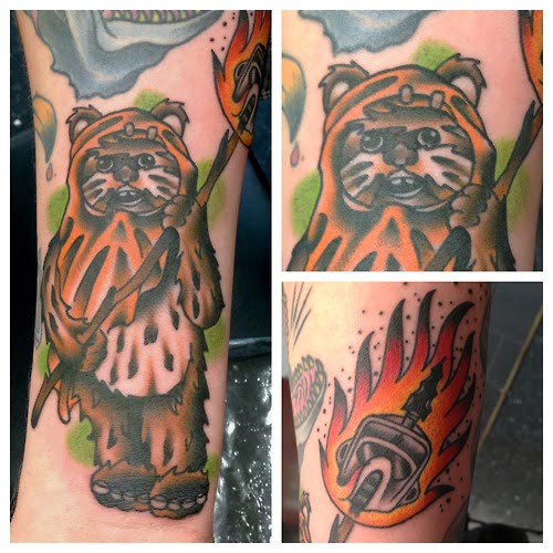 Tatuaje de Ewok