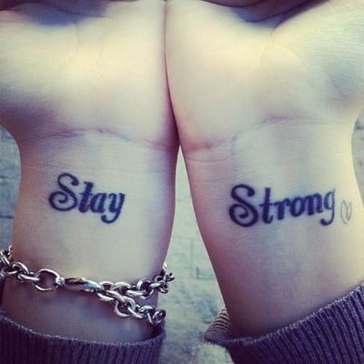 tatuaje stay strong