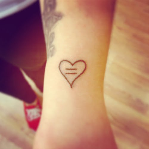 Heart and love tattoos