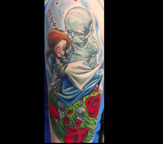 Wizard of Oz tattoo