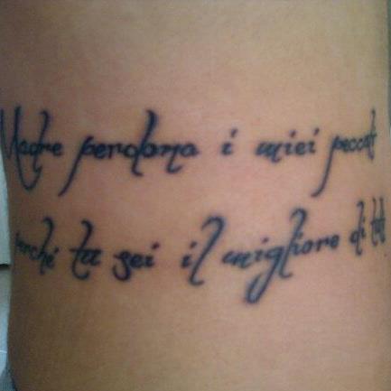 italian phrases tattoo