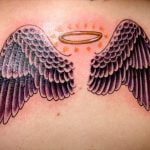 Angel's wing tattoo for girls