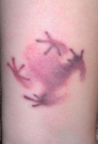 inner frog tattoo