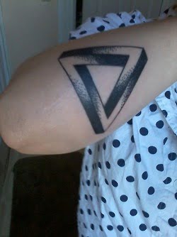 Delta triangle tattoo