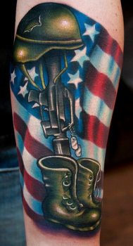 Tatuaje sobre la armada