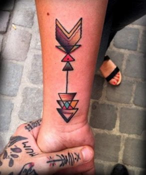 Tatuaje de una flecha