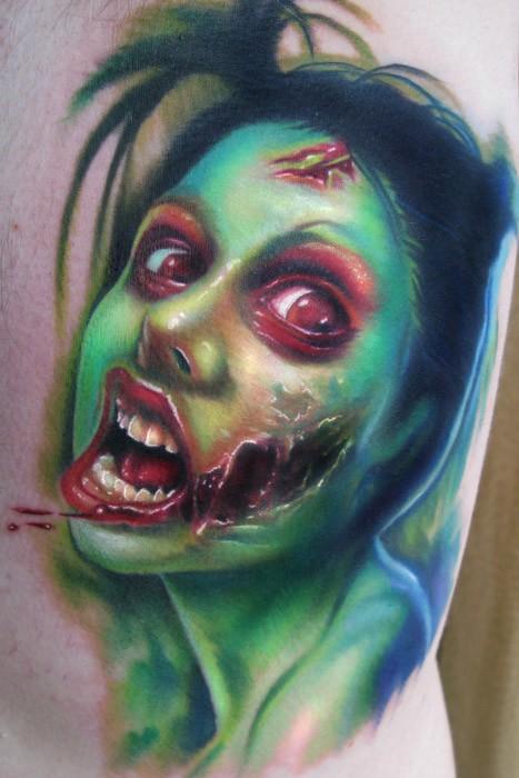 Zombie Girl Tattoo