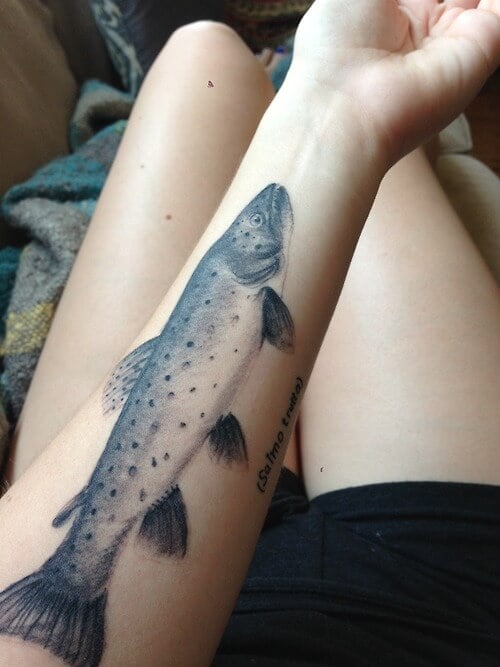 Tatuaje de salmón