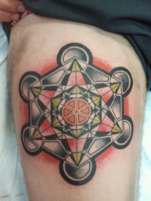 Tatuaje hexagonal