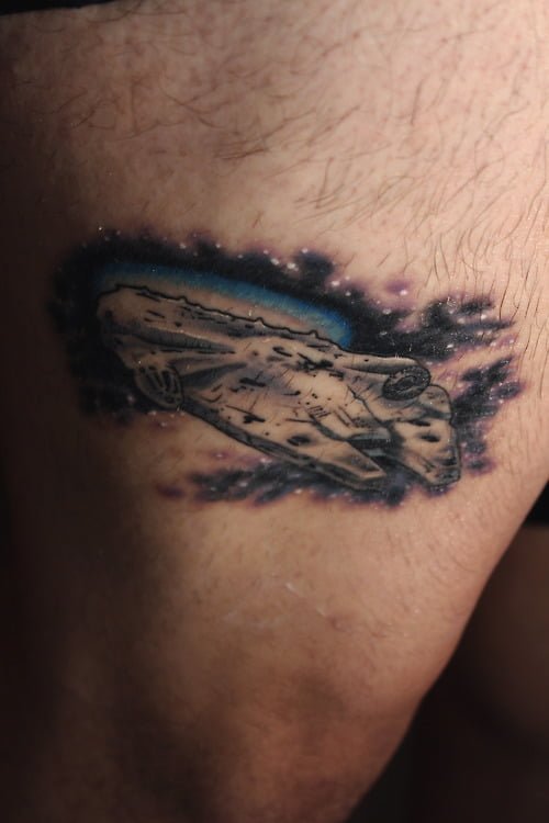 Tatuaje Halcón Milenario