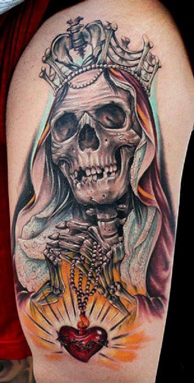 Tatuaje Santa muerte