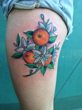 Tatuaje mandarinas