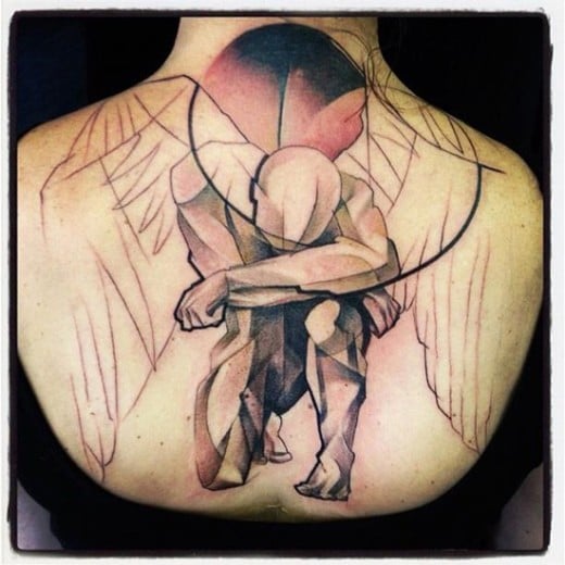 Tatuaje ángel