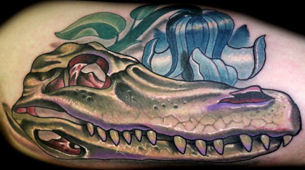 Tatuaje cocodrilo