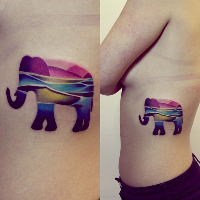 Tatuaje elefante
