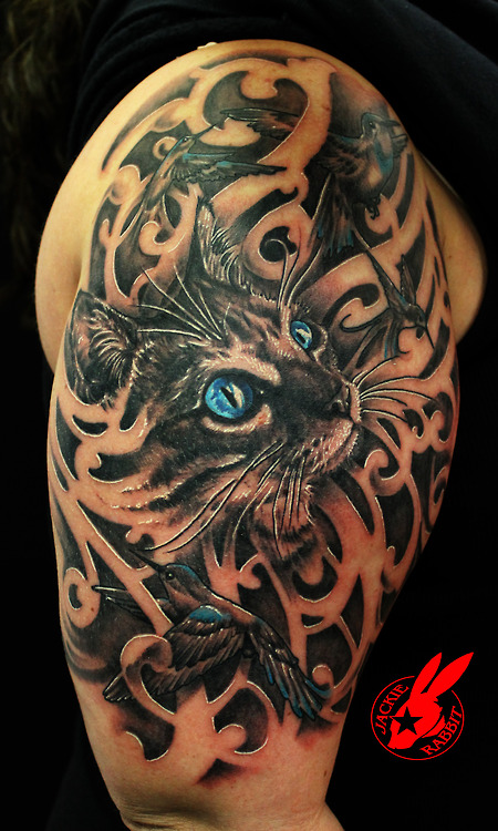 Tatuaje gato
