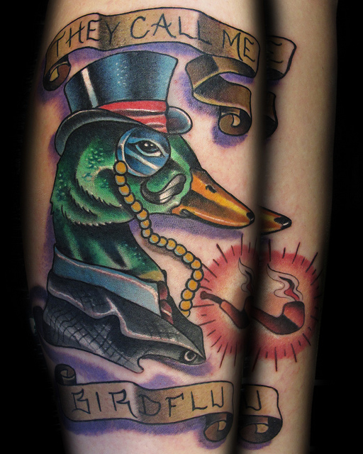 Tatuaje pato