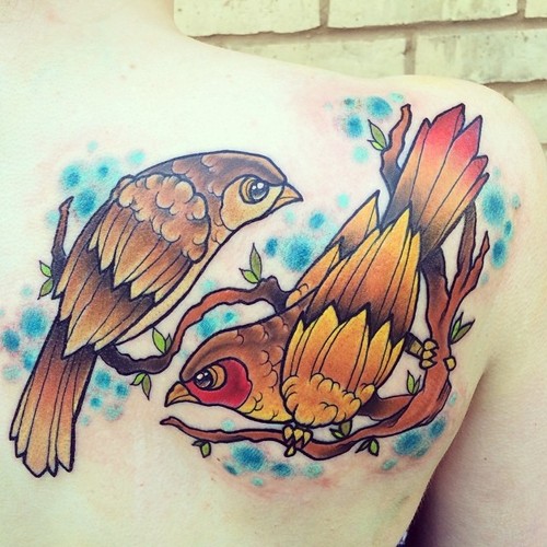 Tatuajes pájaros