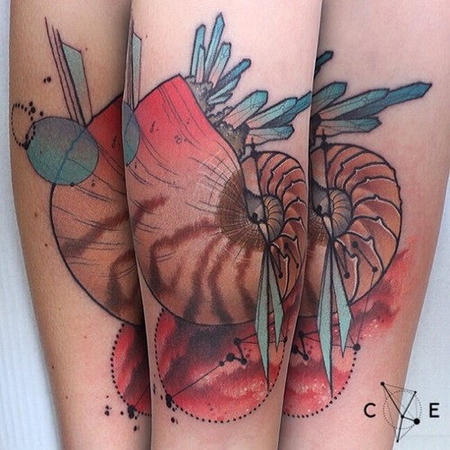 Tatuaje caracola
