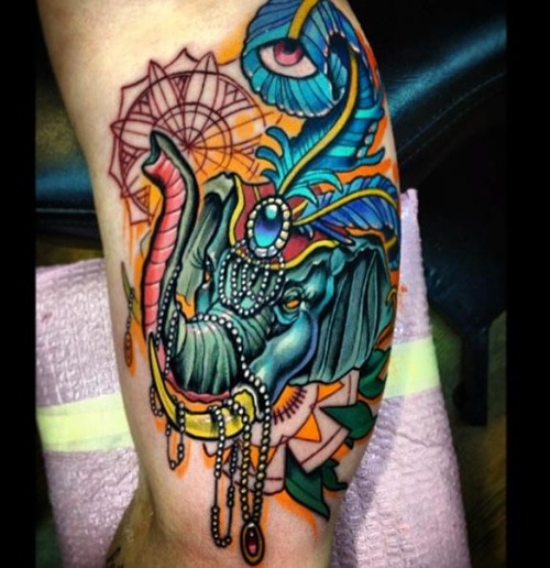 Tatuaje elefante