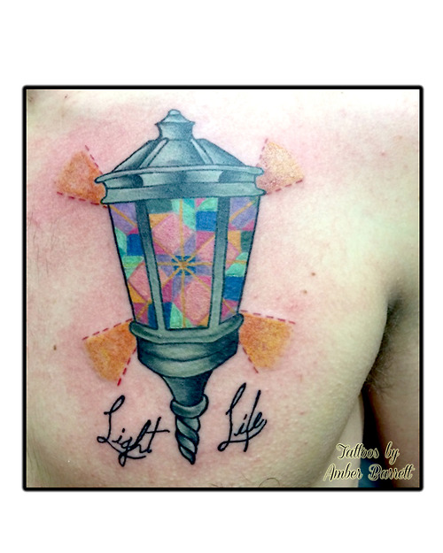 Tatuaje farol texto