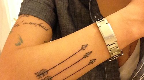 Tatuaje flechas