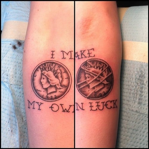 Tatuaje moneda