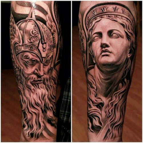 Tatuaje dioses nórdicos