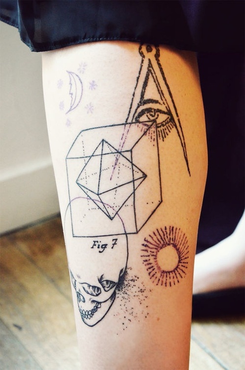 Tatuaje figuras geométricas