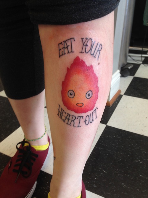 Tatuaje El increíble castillo vagabundo