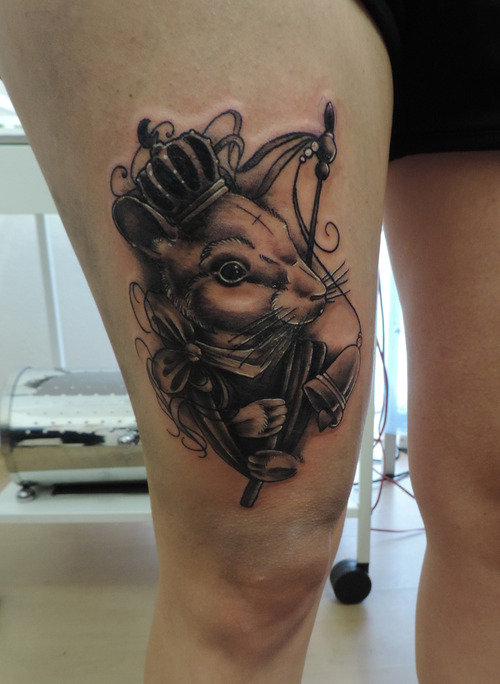 Tatuaje rey ratón