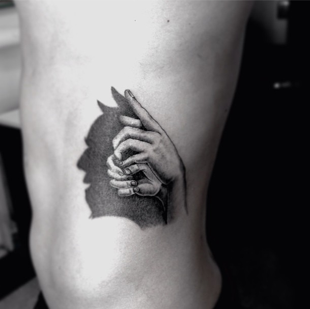 Tatuaje sombra demonio