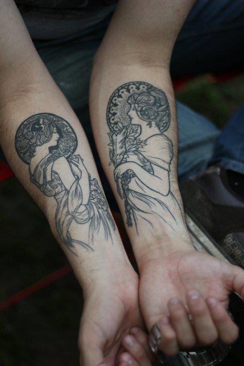 Tatuaje Art Nouveau